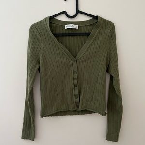 Soft A&F | Green Cardigan - size S